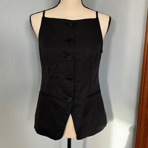 Madewell Black Vest Top